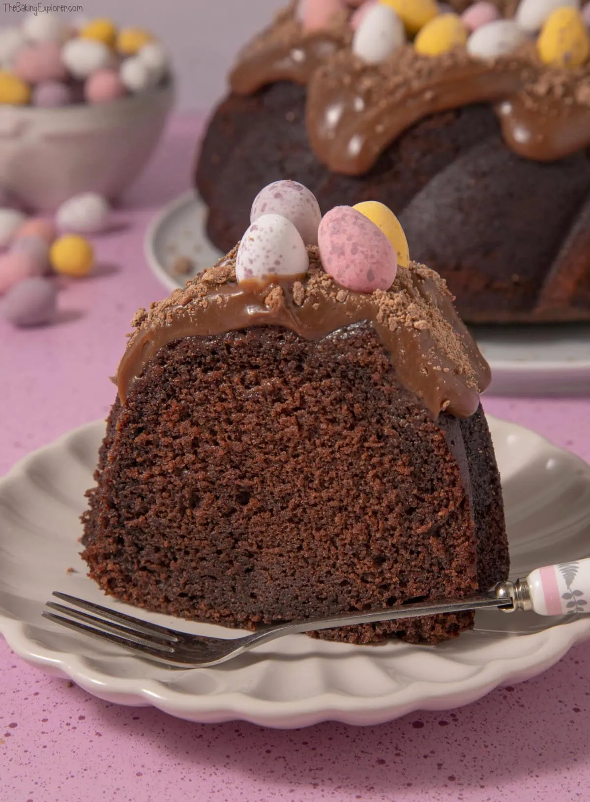 Easter Chocolate Bundt Cake
