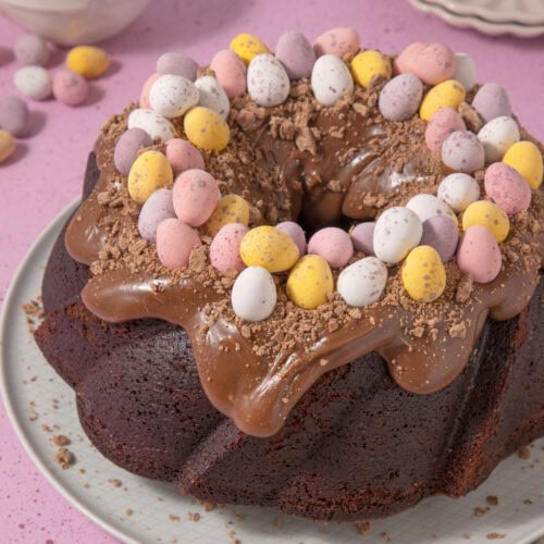 Easter Chocolate Bundt Cake