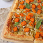 Butternut Squash, Leek and Stilton Tart