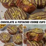 Chocolate & Pistachio Cookie Cups