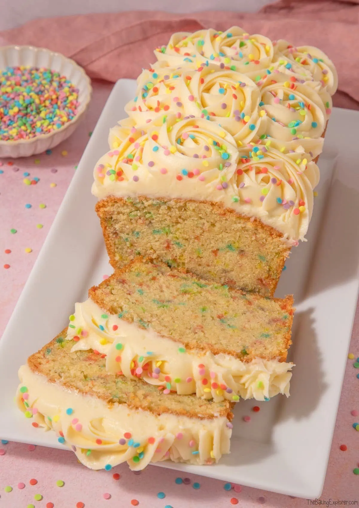 Funfetti Loaf Cake