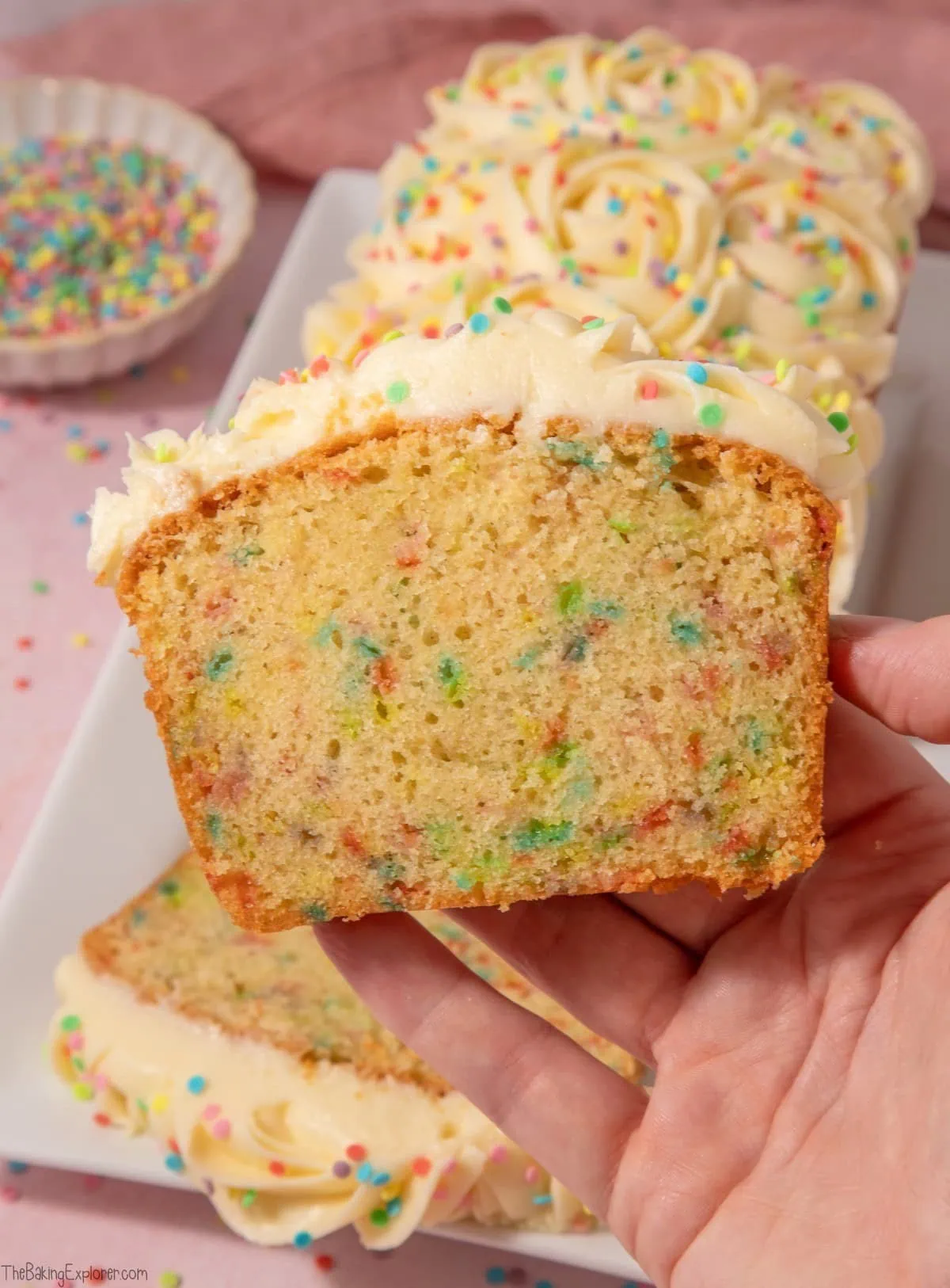 Funfetti Loaf Cake