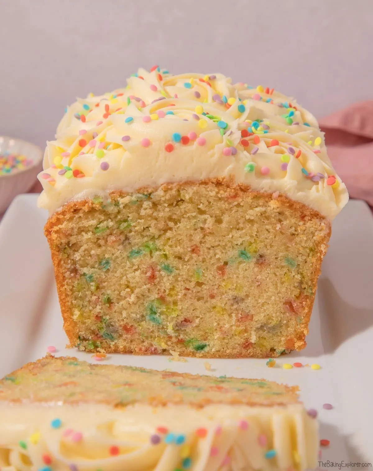 Funfetti Loaf Cake