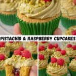 Pistachio & Raspberry Cupcakes