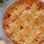 Butternut Squash, Leek & Ricotta Lattice Pie