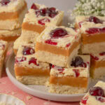 Cherry Bakewell Millionaire's Shortbread