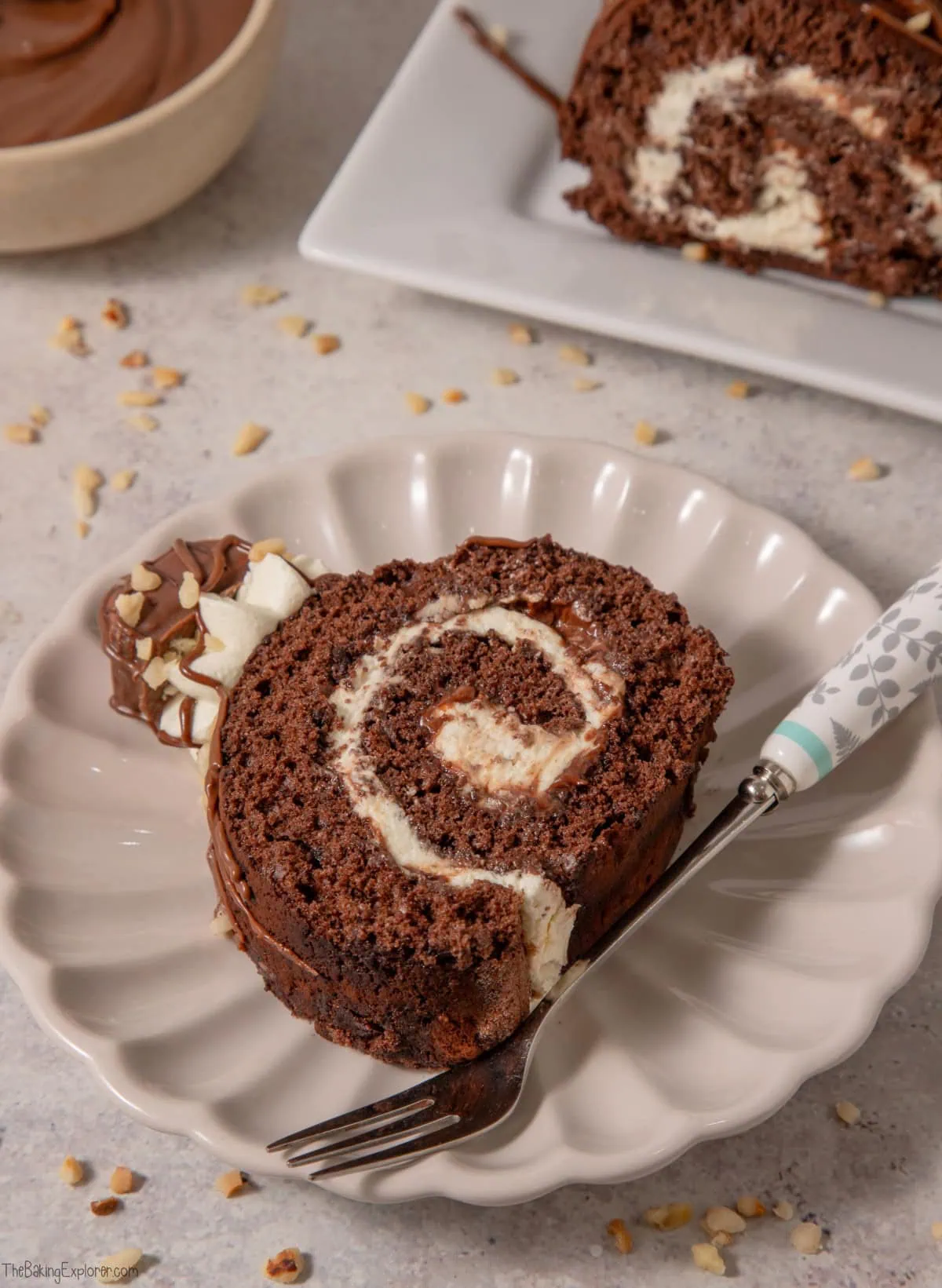 Nutella Swiss Roll
