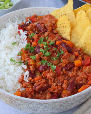 Vegetarian Mince Chilli Con Carne
