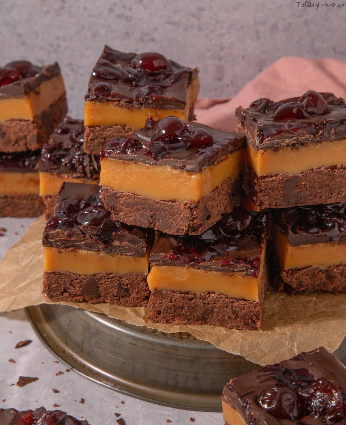 Black Forest Millionaire's Shortbread