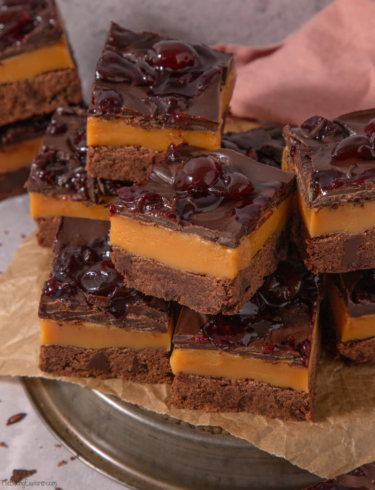 Black Forest Millionaire's Shortbread