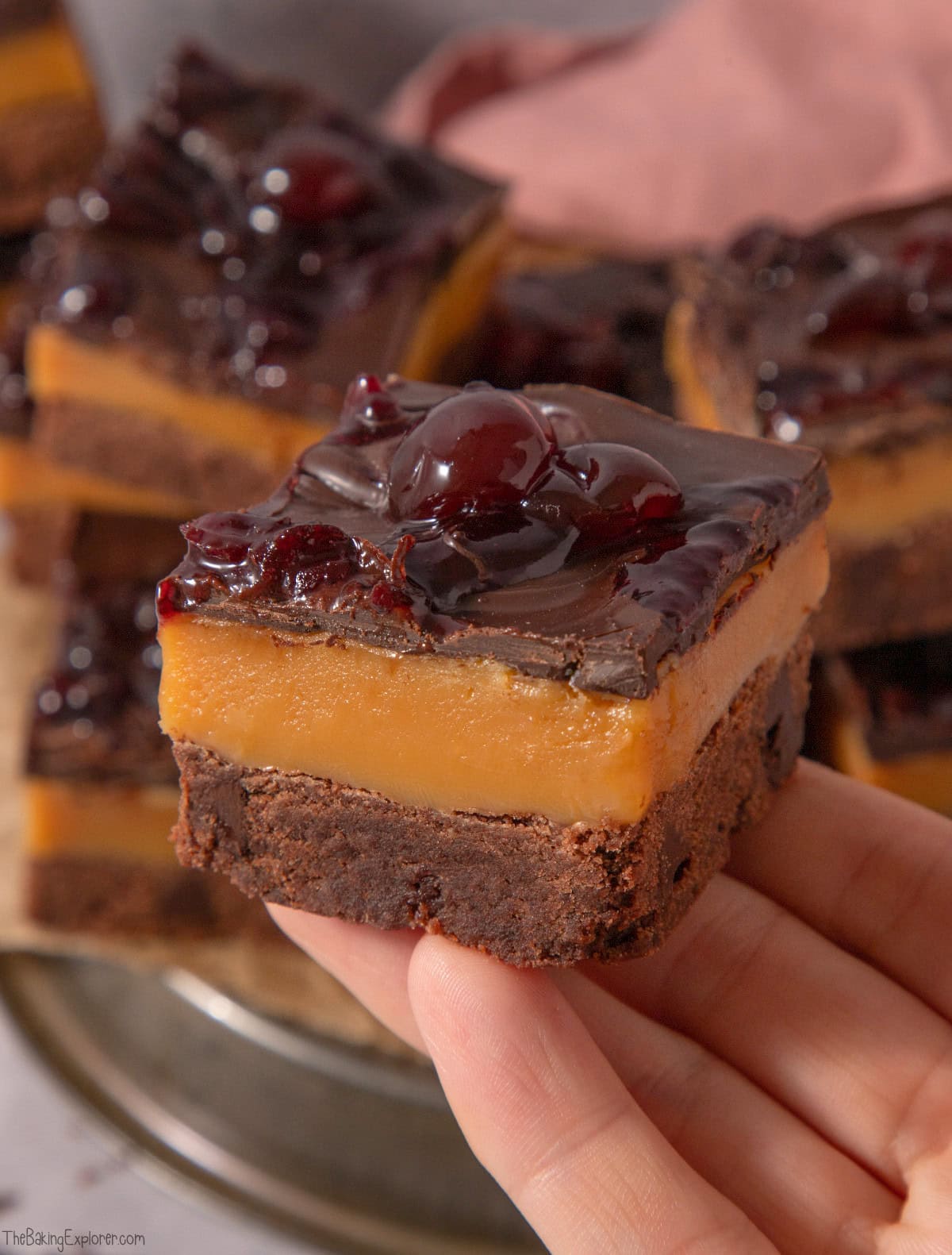 Black Forest Millionaire's Shortbread