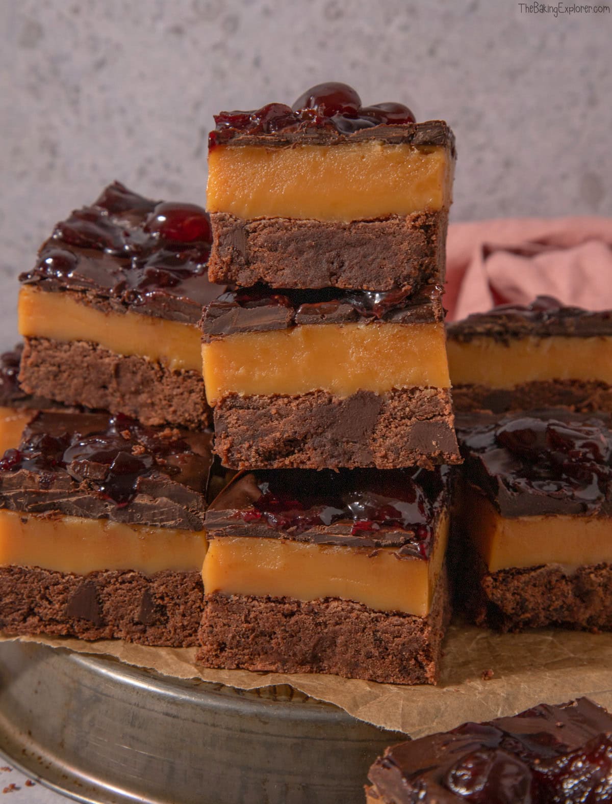 Black Forest Millionaire's Shortbread