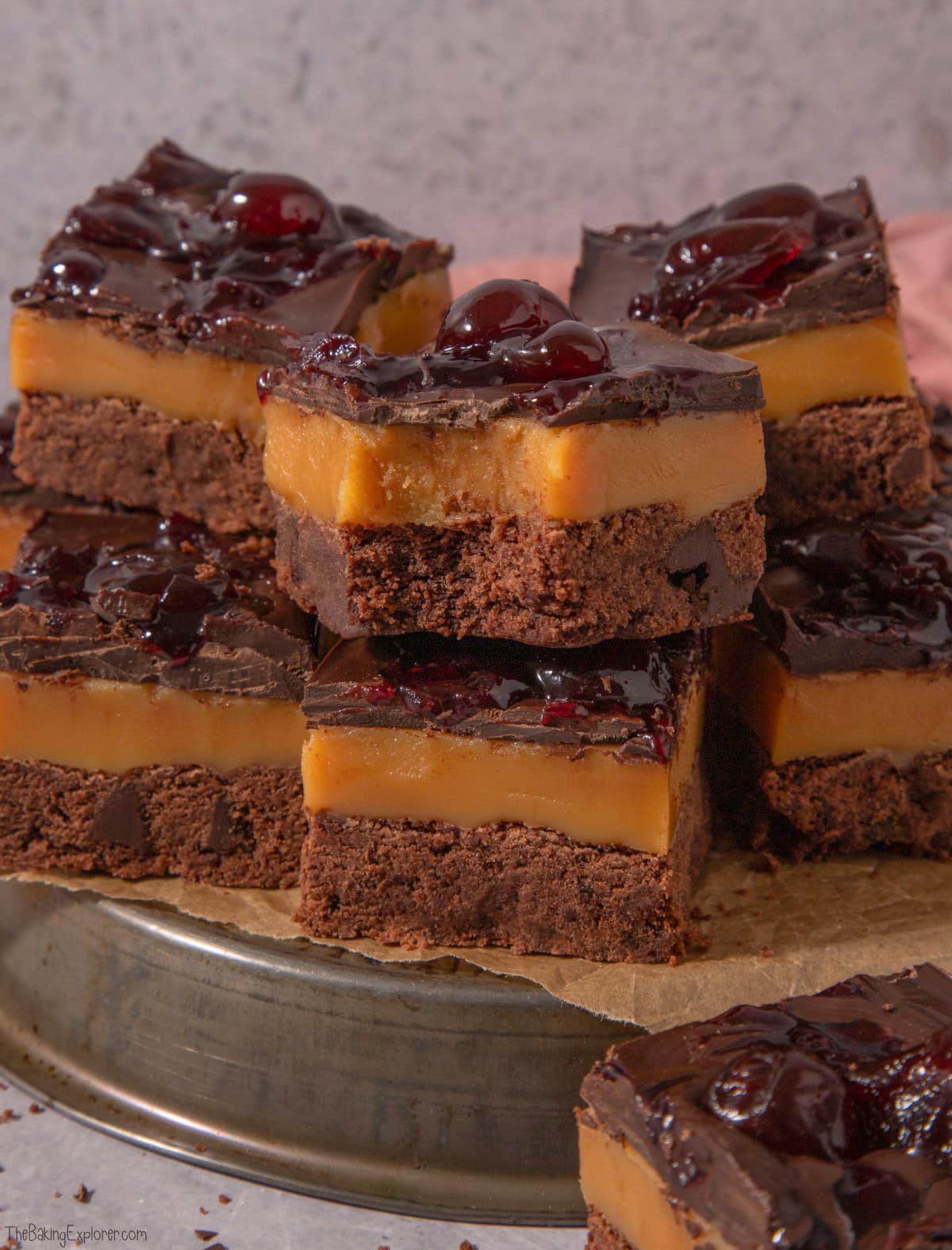 Black Forest Millionaire's Shortbread