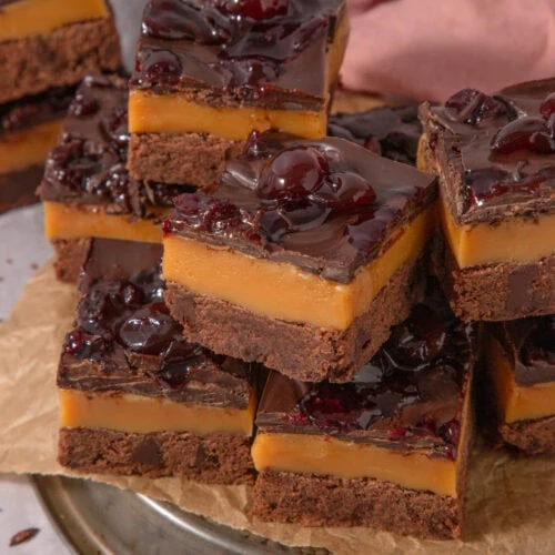 Black Forest Millionaire's Shortbread