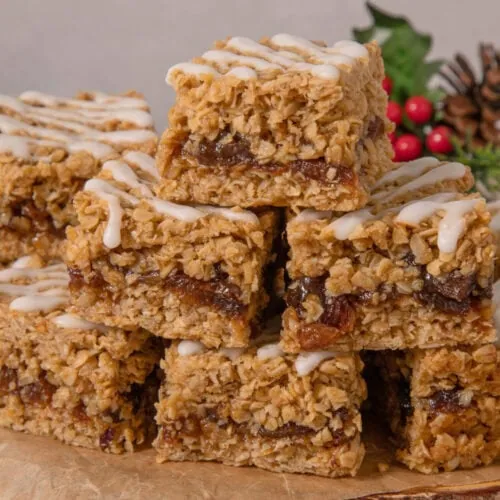 Mince Pie Flapjacks