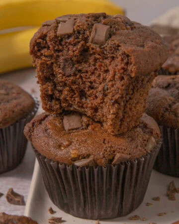 Chocolate Banana Muffins