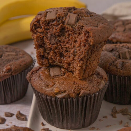 Chocolate Banana Muffins