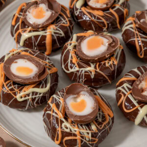 Creme Egg Baked Donuts