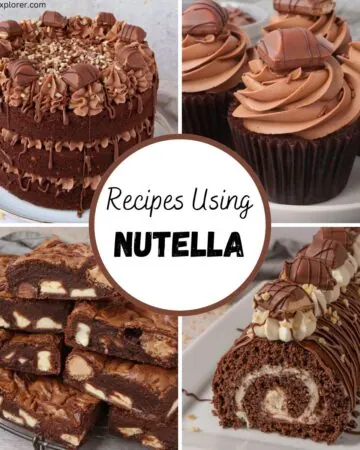 A collection of delicious recipes using Nutella