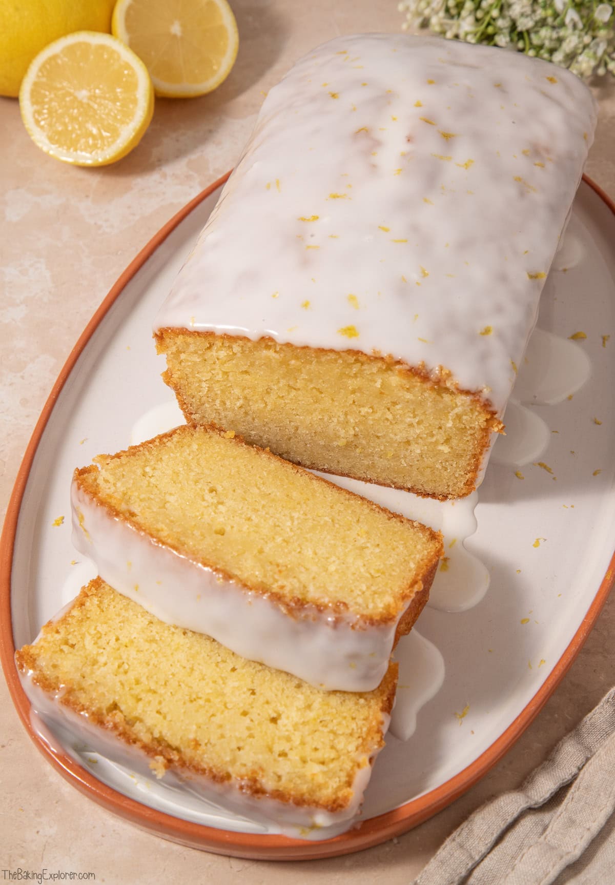 Lemon & Elderflower Loaf Cake