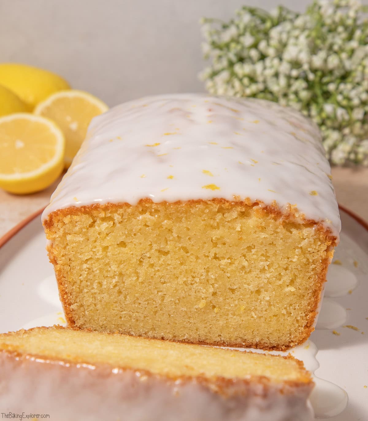Lemon & Elderflower Loaf Cake