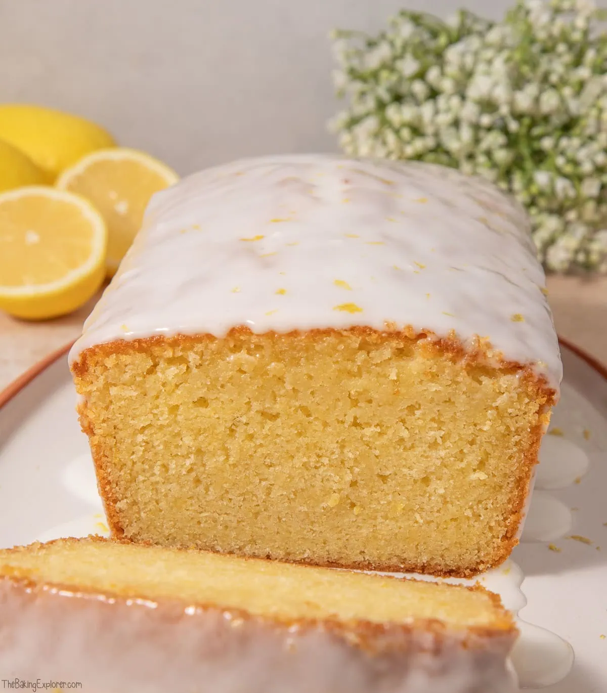 Lemon & Elderflower Loaf Cake