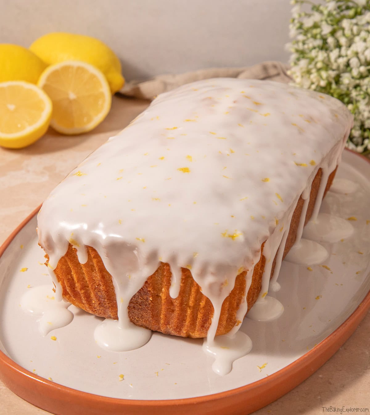 Lemon & Elderflower Loaf Cake