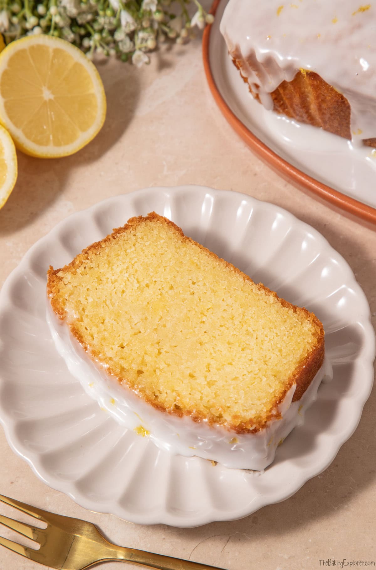 Lemon & Elderflower Loaf Cake
