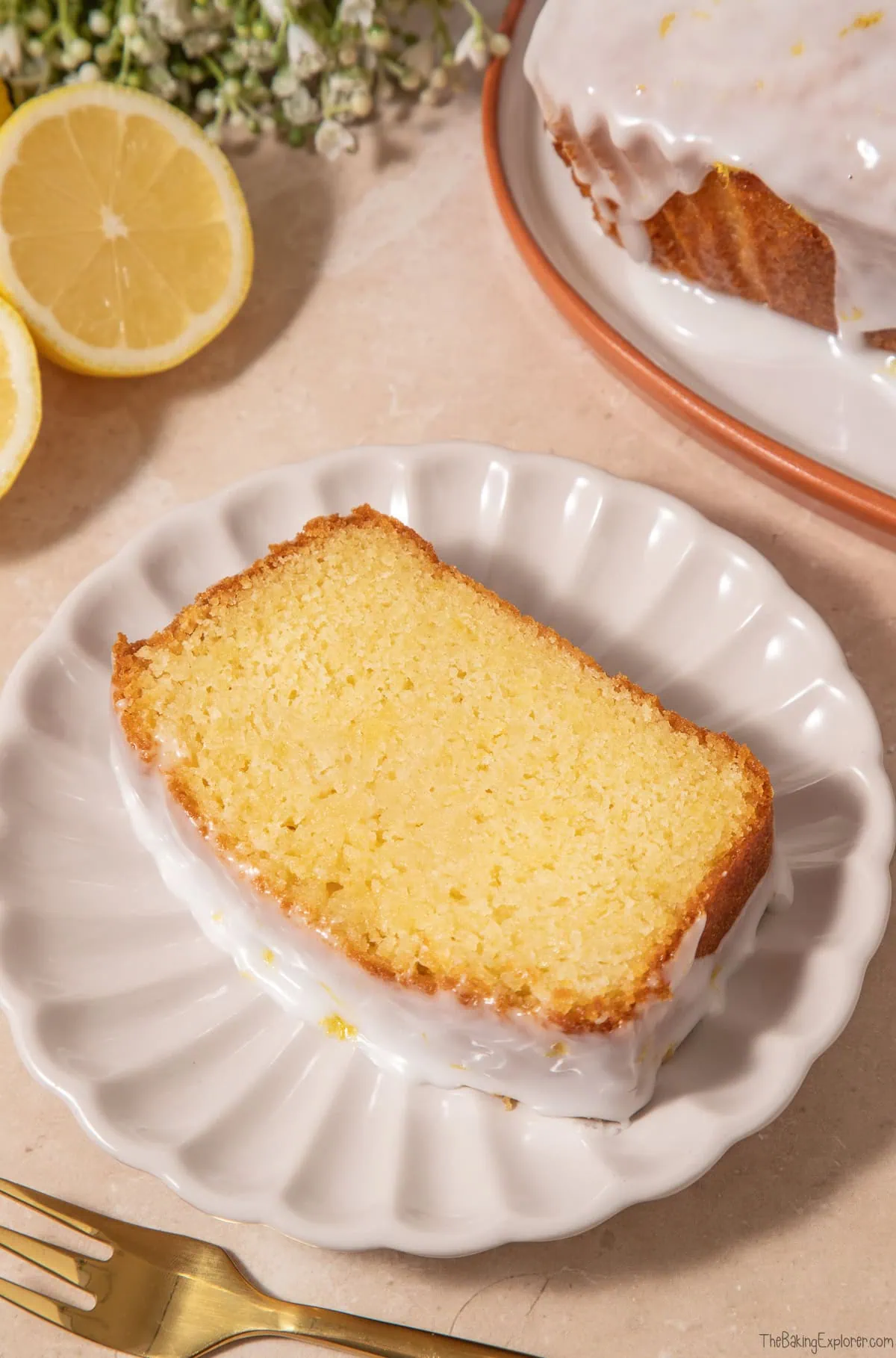 Lemon & Elderflower Loaf Cake