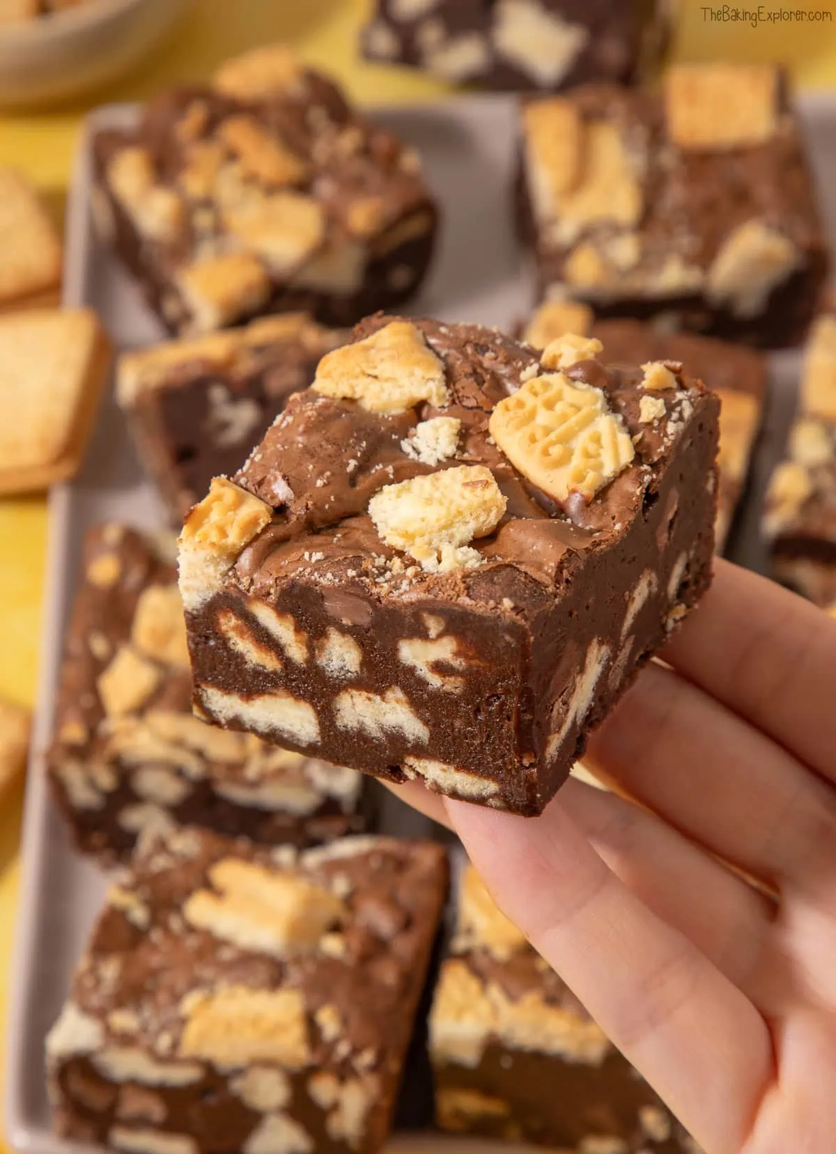Custard Cream Brownies