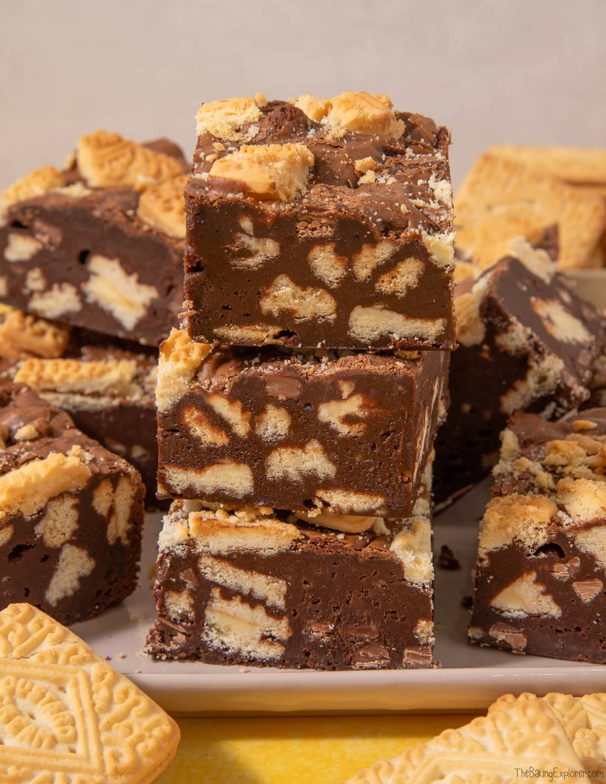 Custard Cream Brownies