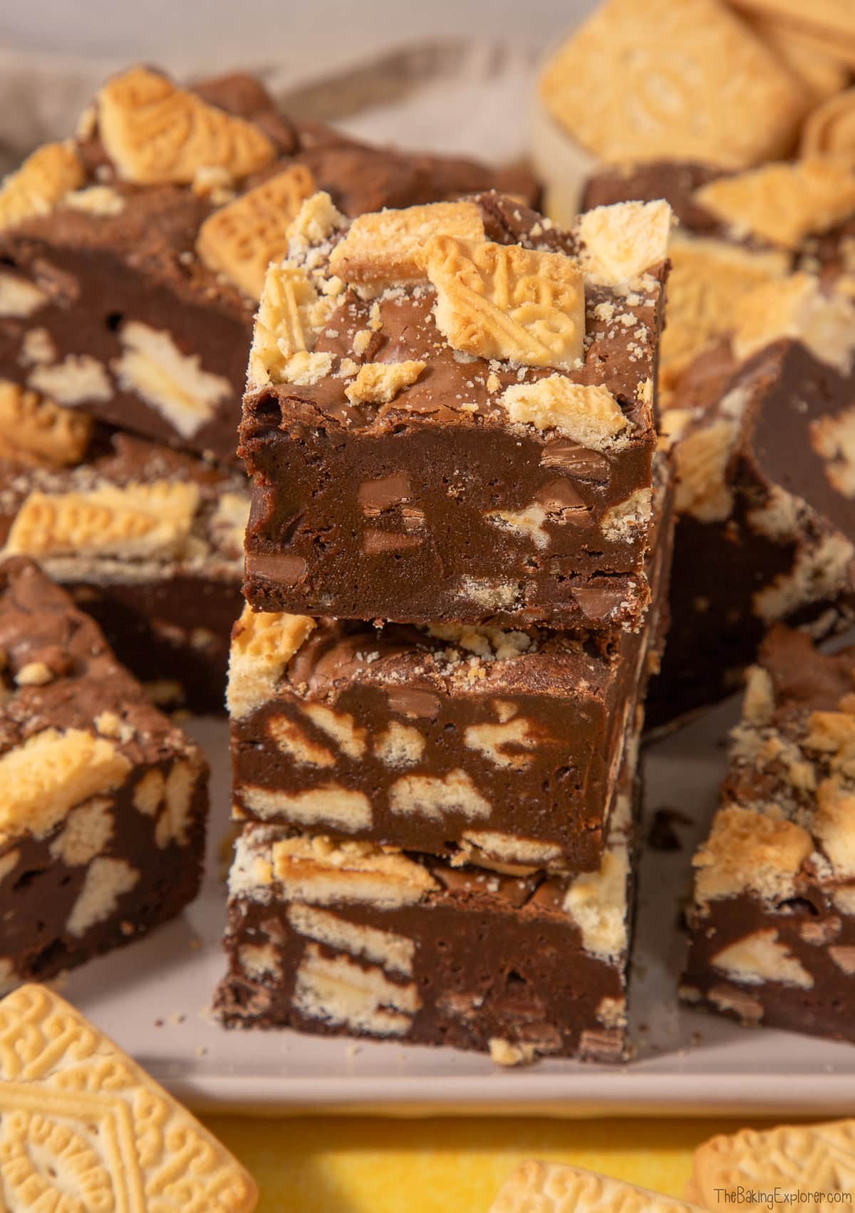 Custard Cream Brownies
