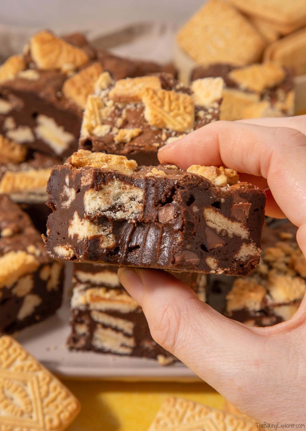 Custard Cream Brownies