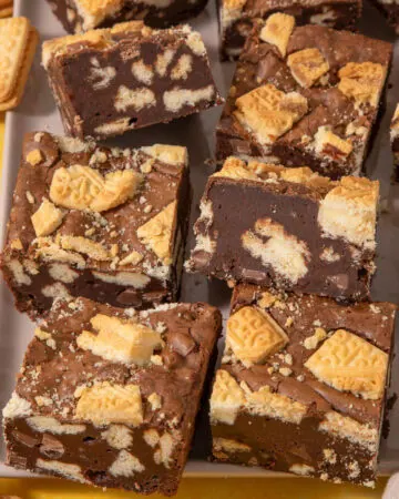 Custard Cream Brownies